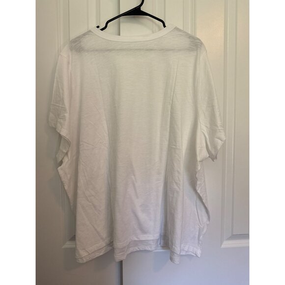 Old Navy NEW size 4X White Oversized EveryWear Tunic T-Shirt - Picture 4 of 5